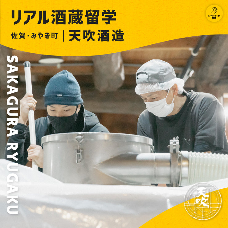 [Saga Miyaki -cho | Tenbo Sake Brewery] Real Sake Brewery Study Abroad ★1 day brewer experience and tasting
